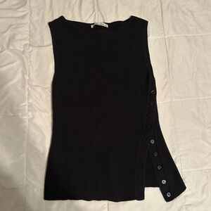 Abercrombie & Fitch Asymmetrical Black Skirt